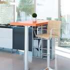 Banqueta Giratória Com Braços Fitz Creme