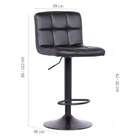 Banqueta Giratória Fitz Alberta Preta