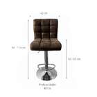 Banqueta Giratória Fitz Antique Marrom