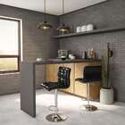 Banqueta Giratória Flynn Preta