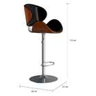 Banqueta Giratória Goch Preta