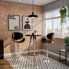 Banqueta Giratória Goch Preta