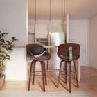 Banqueta Giratória Helmond Marrom