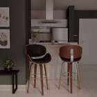 Banqueta Giratória Helmond Preta