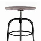 Banqueta Giratória Industrial Oliver Preta