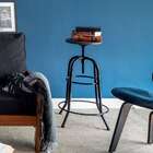 Banqueta Giratória Industrial Oliver Preta