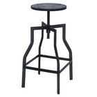 Banqueta Giratória Industrial Turner - Preto