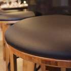 Banqueta Giratória Linhares Rivatti Em Madeira E Assento Em P