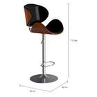 Banqueta Giratória Malden Preta