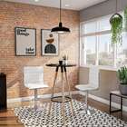 Banqueta Giratória Marilyn Branca