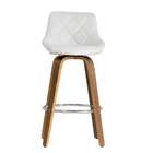 Banqueta Giratória Milano Helmond Branca