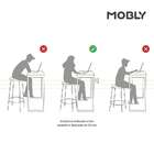 Banqueta Giratória Milano Helmond Marrom