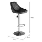 Banqueta Giratória Pisa Preta