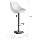 Banqueta Giratória Rieti Branca