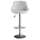 Banqueta Giratória Teramo Branca