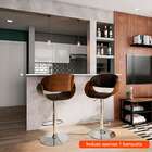 Banqueta Giratória Uden Preta