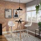 Banqueta Giratória Vicenza Branca