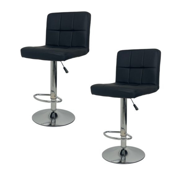 Banqueta Gomos Comfort Estofada Giratória Altura Regulável -