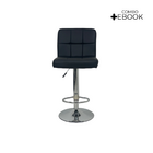 Banqueta Gomos Comfort Estofada Giratória Altura Regulável -