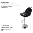 Banqueta Gomos II Preta