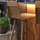 Banqueta Gourmet - Marrom Facto