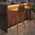 Banqueta Gourmet - Marrom Facto