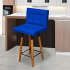 Banqueta Grace Alta Para Areá Gourmet E Balcão Cozinha Corino