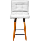 Banqueta Grace Alta Para Areá Gourmet E Balcão Cozinha Corino