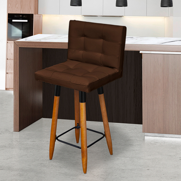 Banqueta Grace Alta Para Areá Gourmet E Balcão Cozinha Corino