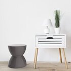 Banqueta Hydro  Cinza Mushroom