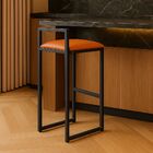 Banqueta Industrial Alta Sala Jantar Bar Bancada Cozinha Cara