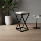 Banqueta Industrial Banquinho Branco