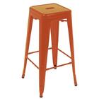 Banqueta Industrial Large Laranja Mor