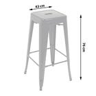 Banqueta Industrial Mor Large