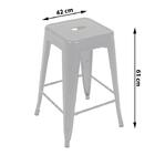 Banqueta Industrial Mor Medium