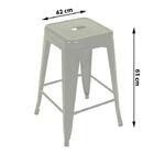 Banqueta Industrial Mor Medium