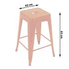 Banqueta Industrial Mor Medium