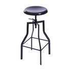 Banqueta Industrial Preta - Or6603