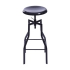 Banqueta Industrial Preta - Or6603