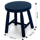 Banqueta Infantil Espanha Casatema Azul