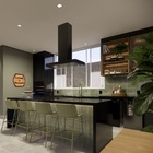 Banqueta Ipanema Alta - Verde Aloe