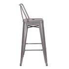 Banqueta Iron Cinza 91 Cm