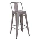 Banqueta Iron Cinza 91 Cm