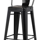 Banqueta Iron Encosto Alto Cor Preta 1,16 Mt (alt) - 37969