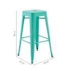 Banqueta Iron Stool Verde