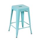 Banqueta Iron Tolix - 61 Cm - Industrial - Aço - Vintage - Az