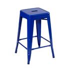 Banqueta Iron Tolix - 61 Cm - Industrial - Aço - Vintage - Az