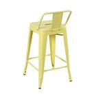 Banqueta Iron Tolix Com Encosto - 61 Cm - Industrial - Aço -