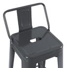 Banqueta Iron Tolix Com Encosto - 65 Cm - Industrial - Aço -