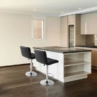 Banqueta Istambul Assento Em Couro Ecológico E Base Cromada F